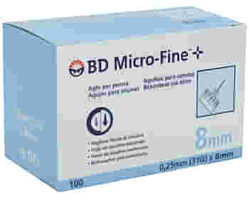 AGO PER PENNA DA INSULINA BD MICROFINE GAUGE 31 8 MM 100 PEZZI