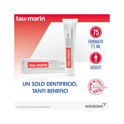 TAU MARIN DENTIFRICIO PROTEZIONE TOTALE 75 ML TAU MARIN DENTIFRICIO PROTEZIONE TOTALE 75 ML