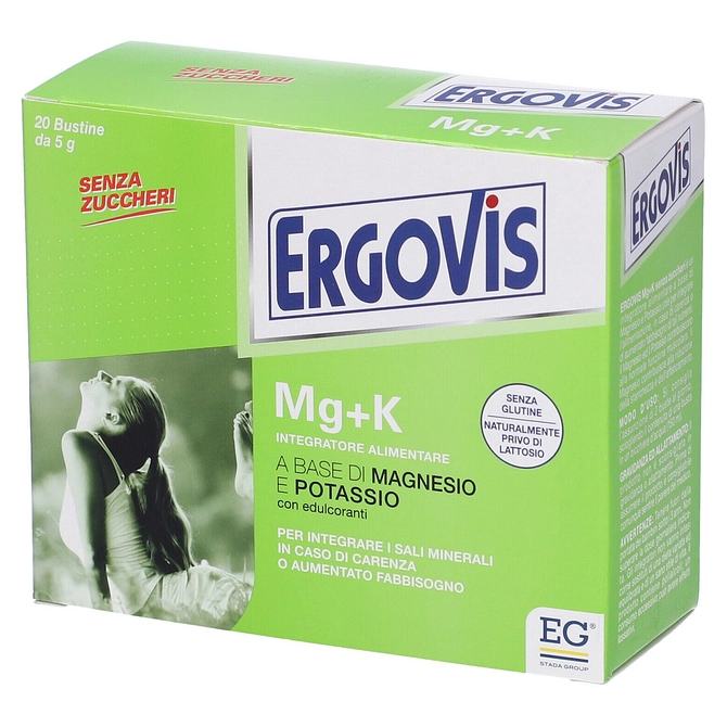 Ergovis Mg+K Senza Zucchero 20 Bustine 5 G