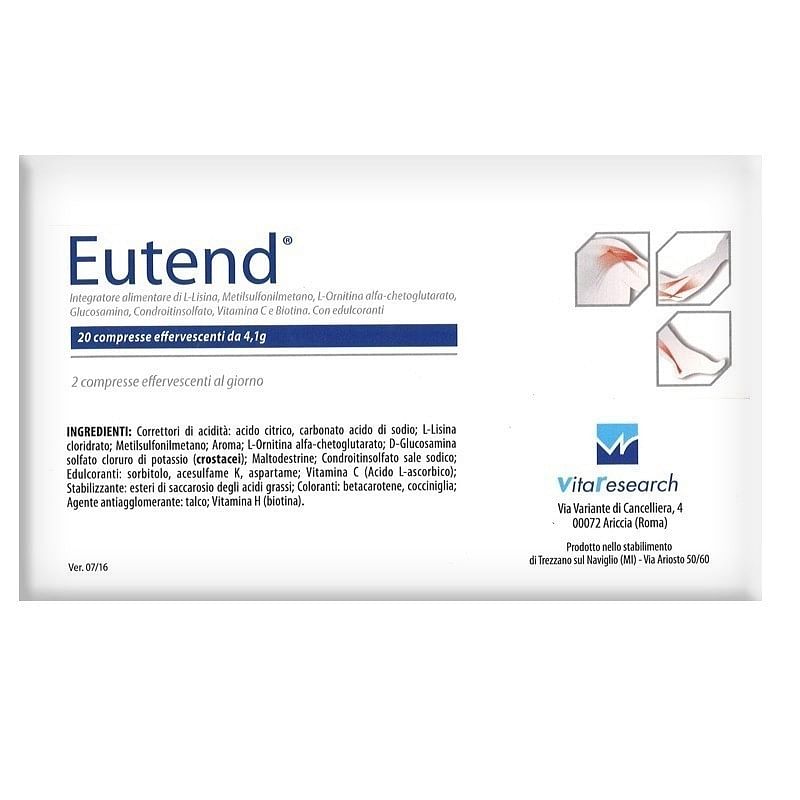 Eutend 20 Compresse Effervescenti