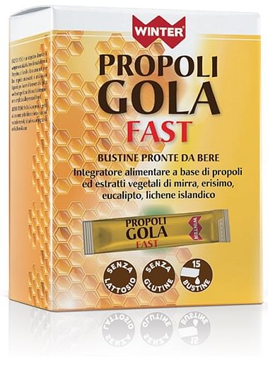 Winter Propoli Gola Fast 15 Bustine