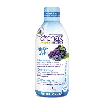 DRENAX FORTE PLUS ORIGINALE CON MIRTILLO E UVA 750 ML DRENAX FORTE PLUS ORIGINALE CON MIRTILLO E UVA 750 ML