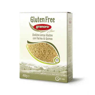 GLUTEN FREE GRANORO STELLINE 400 G GLUTEN FREE GRANORO STELLINE 400 G