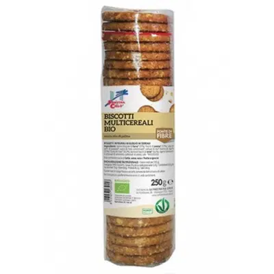 BISCOTTI MULTICEREALI 250 G BISCOTTI MULTICEREALI 250 G