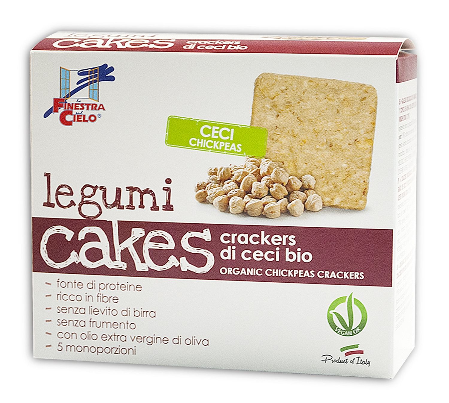 Legumicakes Crackers Di Ceci