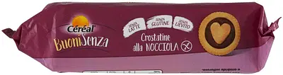 CEREAL BUONI SENZA CROSTATINA ALLA NOCCIOLA 150 G CEREAL BUONI SENZA CROSTATINA ALLA NOCCIOLA 150 G