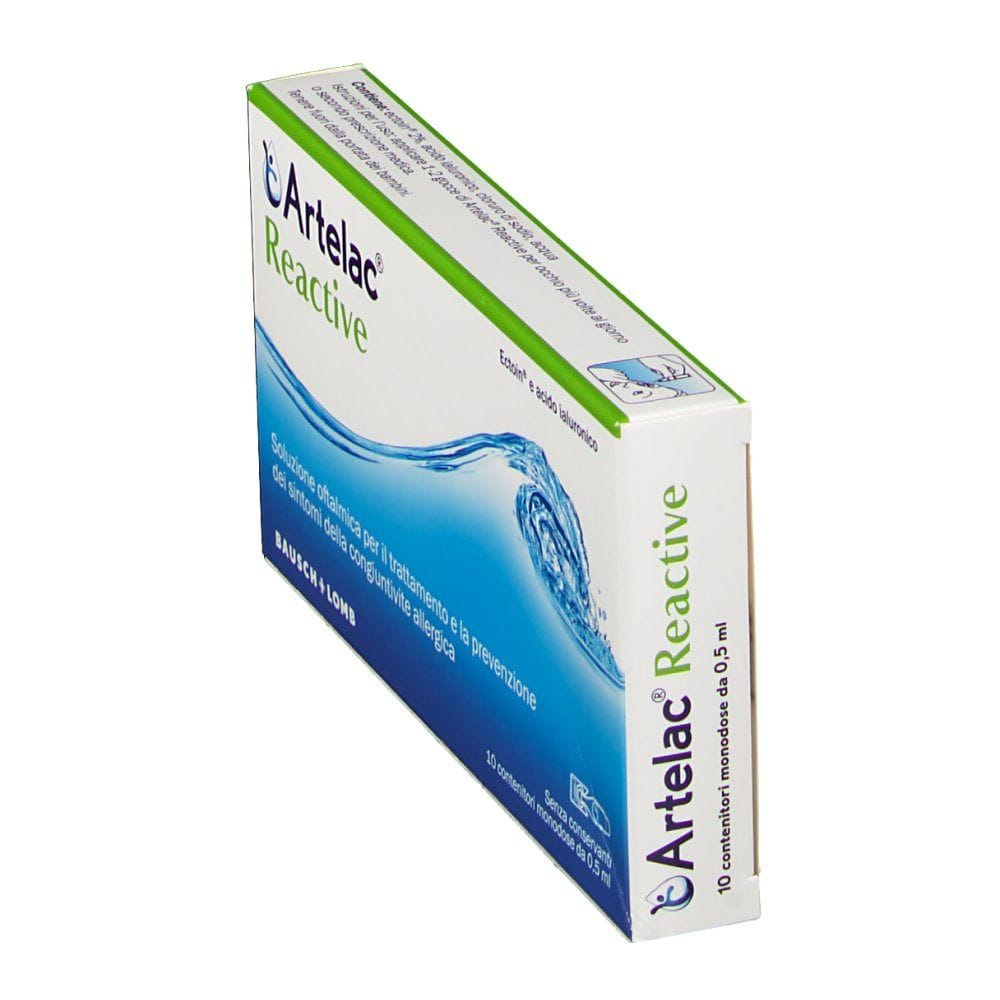 ARTELAC REACTIVE SOLUZIONE OFTALMICA MONODOSE 10 UNITA' DA 0,5 ML