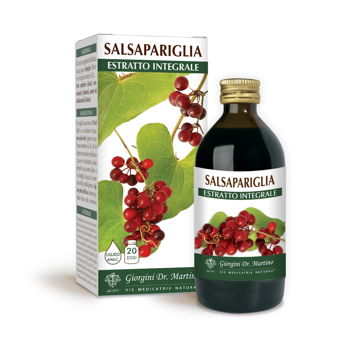 SALSAPARIGLIA ESTRATTO INTEGRALE 200 ML