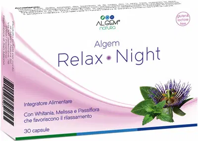 ALGEM RELAX NIGHT 30 CAPSULE ALGEM RELAX NIGHT 30 CAPSULE