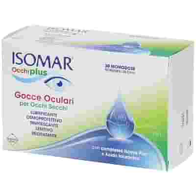 ISOMAR OCCHI PLUS GOCCE OCULARI PER OCCHI SECCHI ALL'ACIDO IALURONICO 0,25% 30 FLACONCINI MONODOSE