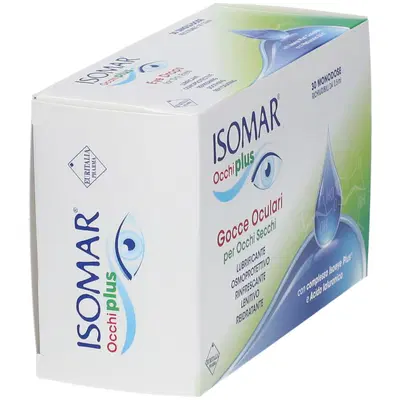 ISOMAR OCCHI PLUS GOCCE OCULARI PER OCCHI SECCHI ALL'ACIDO IALURONICO 0,25% 30 FLACONCINI MONODOSE ISOMAR OCCHI PLUS GOCCE OCULARI PER OCCHI SECCHI ALL'ACIDO IALURONICO 0,25% 30 FLACONCINI MONODOSE