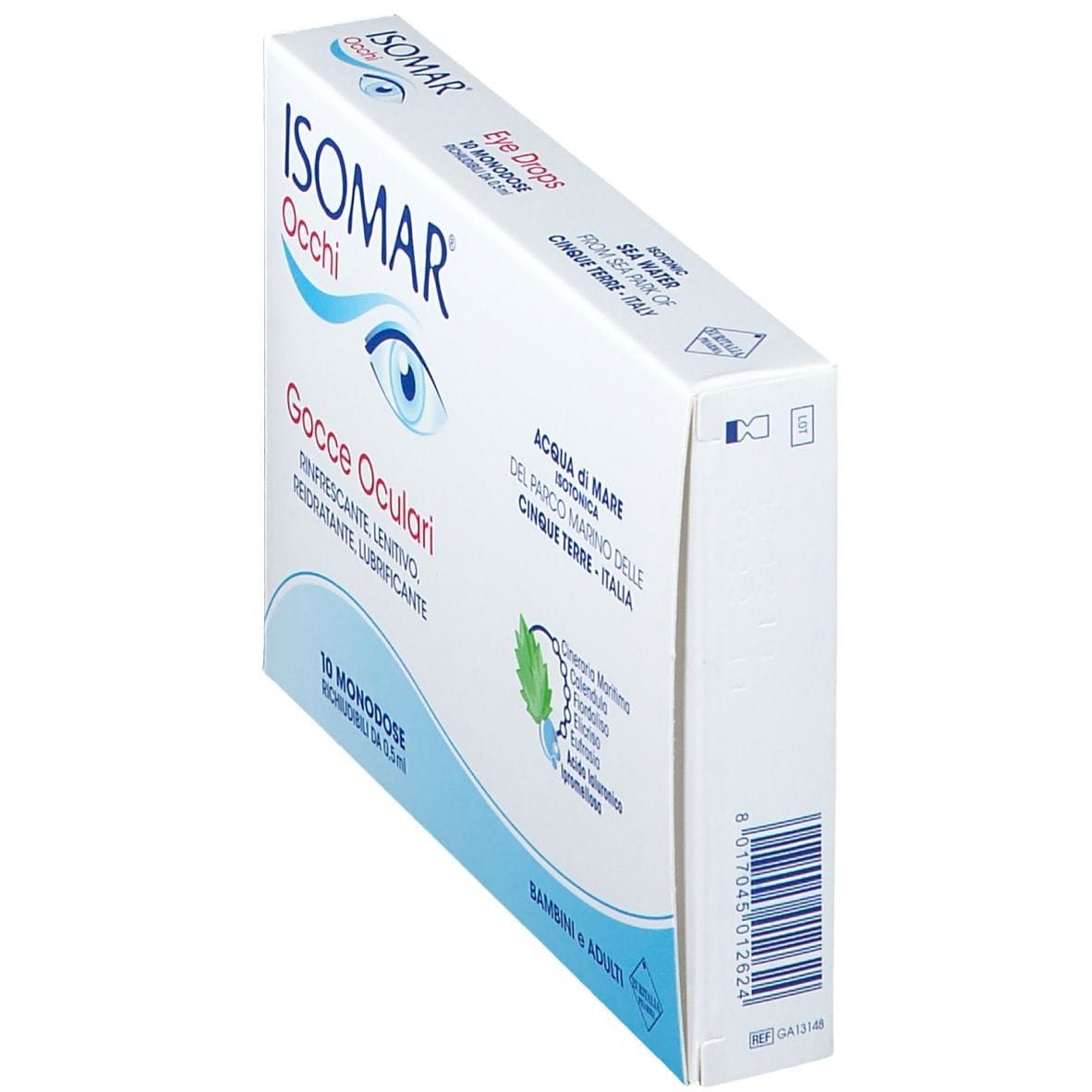 ISOMAR OCCHI GOCCE OCULARI ALL'ACIDO IALURONICO 0,20% 10 FLACONCINI