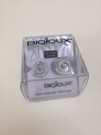 BJT927 ORECCHINI SPIRAL WHITE STAINLESS STEEL