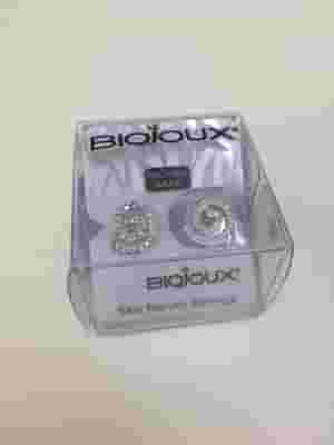 BJT927 ORECCHINI SPIRAL WHITE STAINLESS STEEL
