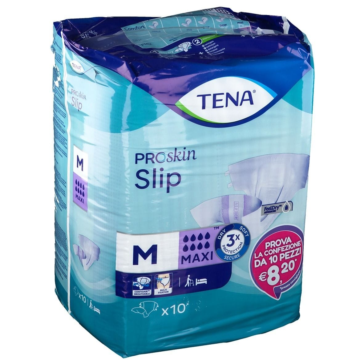 PANNOLONE A MUTANDINA PER INCONTINENZA MAXI MEDIUM 10 PEZZI