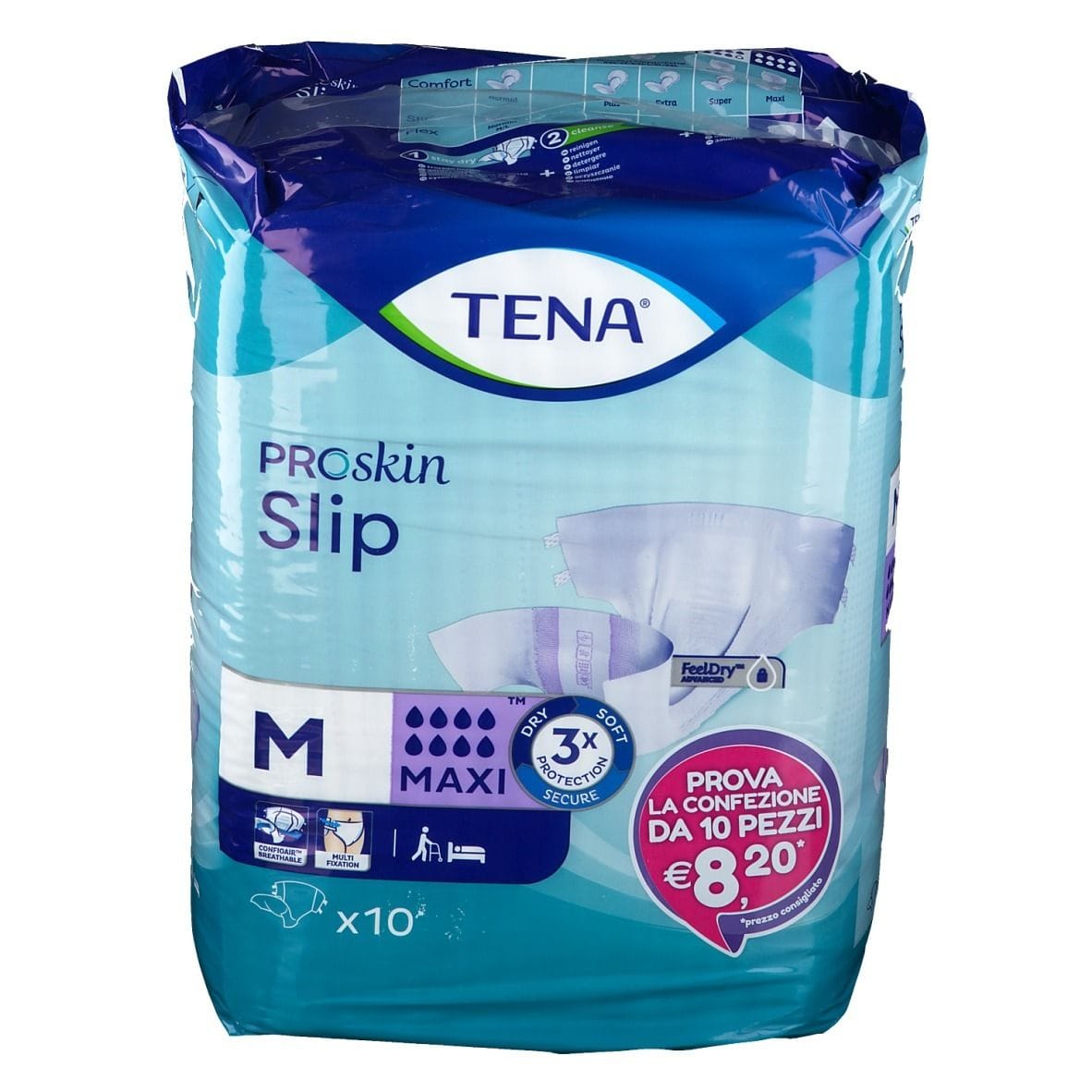 PANNOLONE A MUTANDINA PER INCONTINENZA MAXI MEDIUM 10 PEZZI