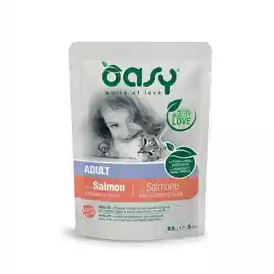 OASY WET CAT BOCCONCINI ADULT SALMON 85 G