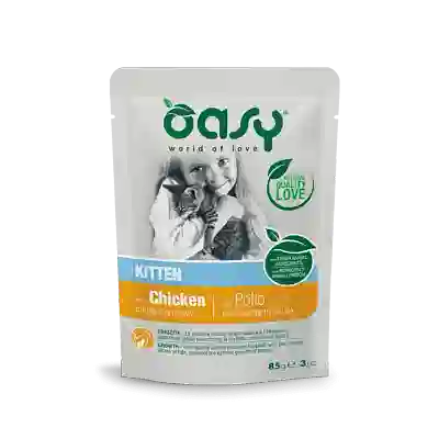 OASY WET CAT BOCCONCINI KITTEN CHICKEN 85 G