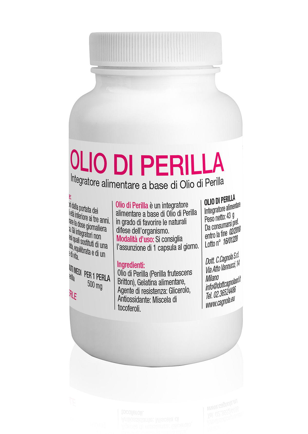 Olio Di Perilla 60 Perle