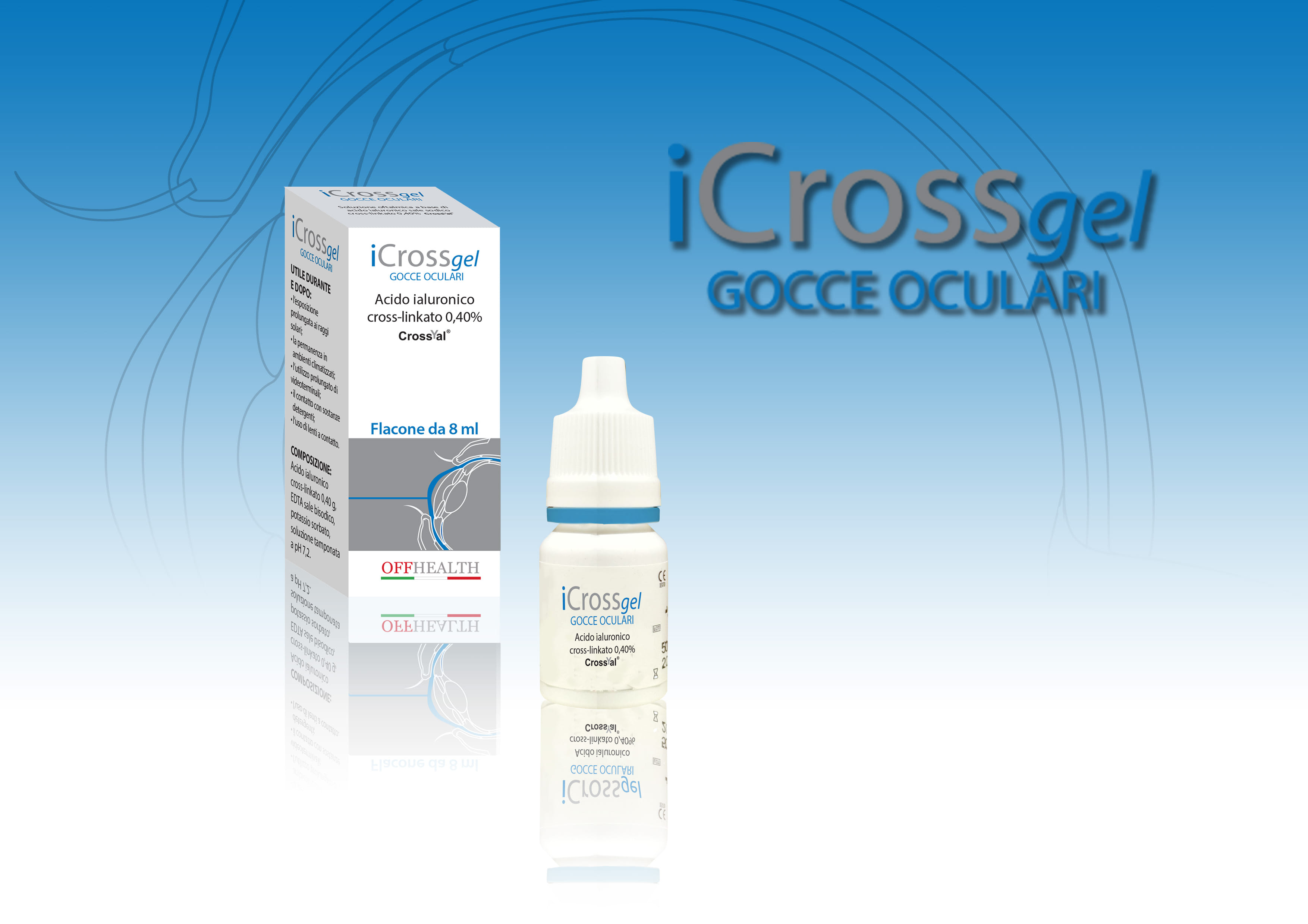 ICROSS GEL GOCCE OCULARI ACIDO IALURONICO CROSS-LINKATO 0,4% 8 ML