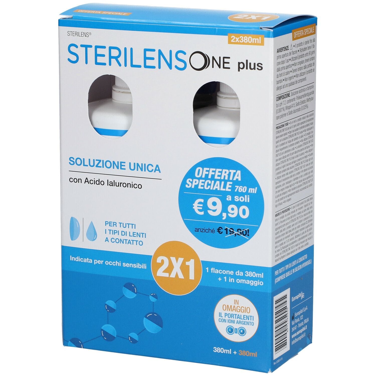 STERILENS ONE PLUS 380 ML BIPACCO