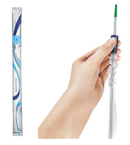 CATETERE VESCICALE AUTOLUBRIFICANTE LIQUICK X-TREME RIVESTIMENTO IDROFILO DIAMETRO CH10 LUNGHEZZA 43 CM PUNTA ERGOTHAN 2 FORI SFALSATI 30 PEZZI