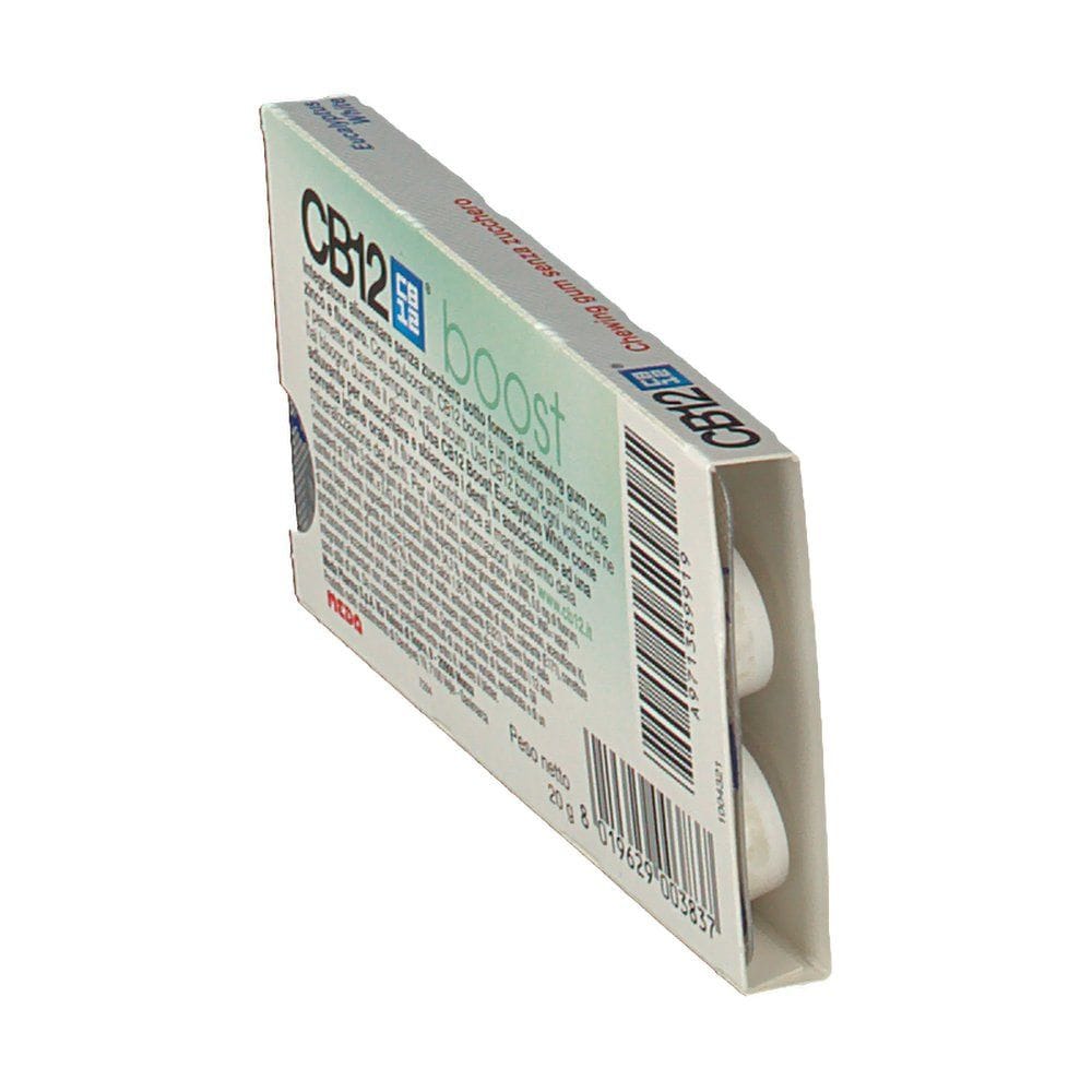 CB12 BOOST EUCALYPTUS WHITE 10 CHEWING GUM