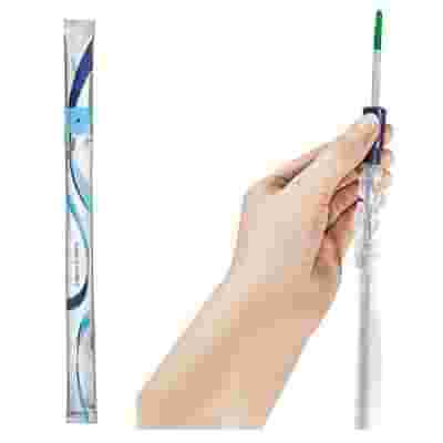 CATETERE VESCICALE AUTOLUBRIFICANTE LIQUICK X-TREME RIVESTIMENTO IDROFILO DIAMETRO CH12 LUNGHEZZA 43 CM PUNTA ERGOTHAN 2 FORI SFALSATI 30 PEZZI