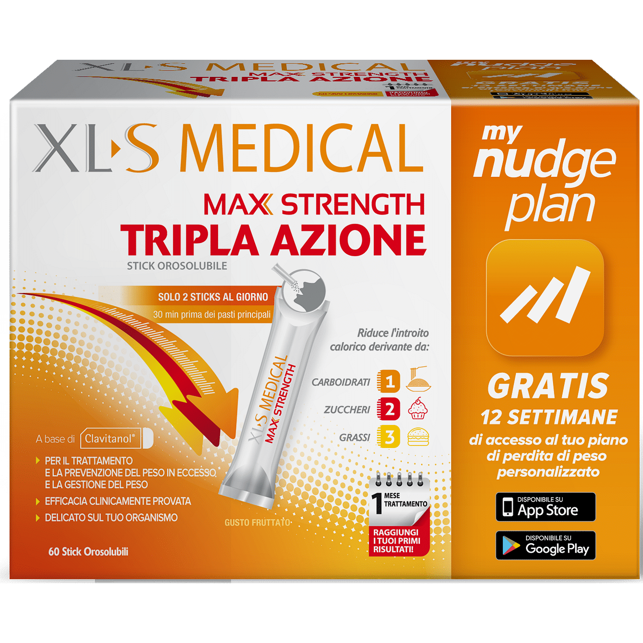 Xls Medical Max Strength 60 Stick Orosolubili