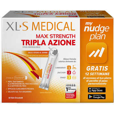 XLS MEDICAL MAX STRENGTH 60 STICK OROSOLUBILI