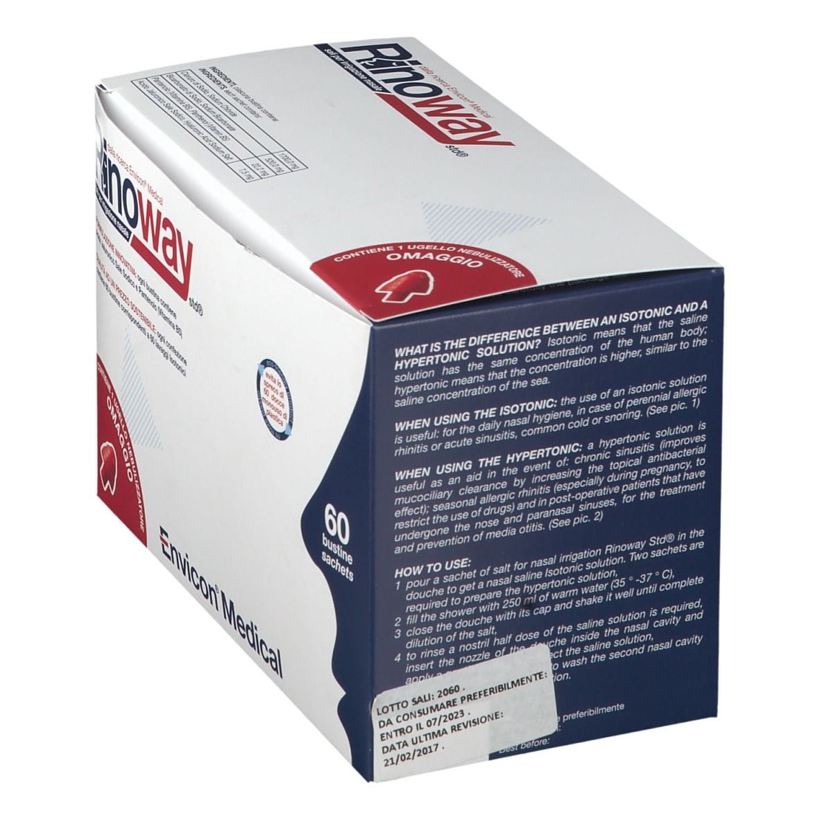 RINOWAY SALI ISOTONICI 60 BUSTINE