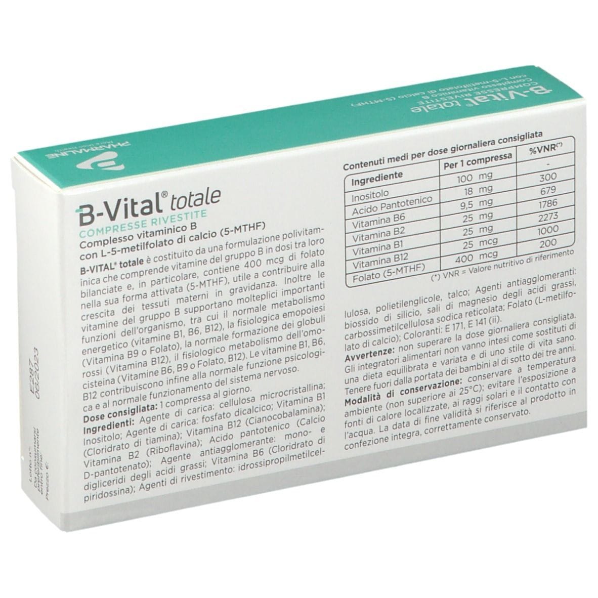 B-VITAL TOTALE 30 COMPRESSE RIVESTITE