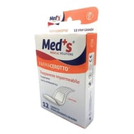 CEROTTO MEDS STRIP POLIURETANO IPOALLERGENICO ASSORTITO GRANDE 12 PEZZI