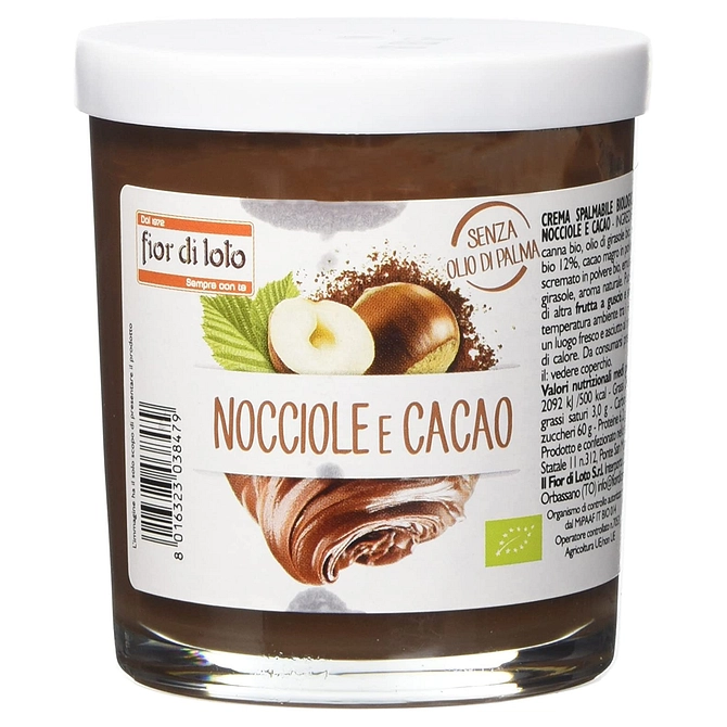 Crema Cacao E Nocciola Bio 200 G
