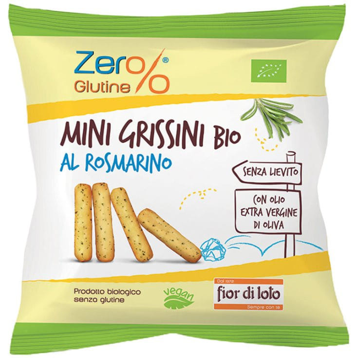 MINI GRISSINI AL ROSMARINO BIO MONOPORZIONE 30 G