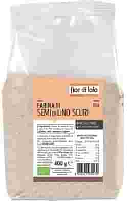 FARINA DI SEMI DI LINO SCURI BIO 400 G