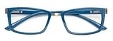 OCCHIALE DA LETTURA PREMONTATO TWINS PLATINUM LUGANO BLU +1,00