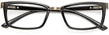 OCCHIALE DA LETTURA PREMONTATO TWINS PLATINUM LUGANO NERO +1,00