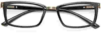 OCCHIALE DA LETTURA PREMONTATO TWINS PLATINUM LUGANO NERO +1,00