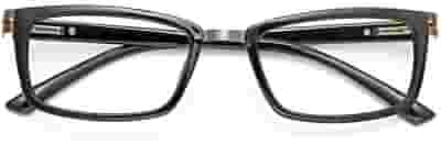 OCCHIALE DA LETTURA PREMONTATO TWINS PLATINUM LUGANO NERO +1,50