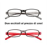 OCCHIALE DA LETTURA PREMONTATO TWINS SILVER DOUBLE +1,50