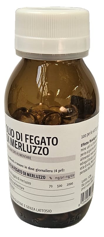 OLIO DI FEGATO DI MERLUZZO 100 PERLE