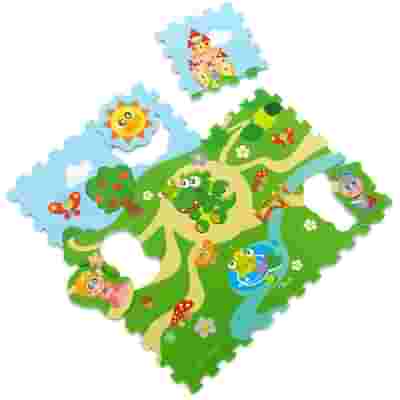 CHICCO GIOCO TAPPETO PUZZLE CASTELLO 9 PEZZI