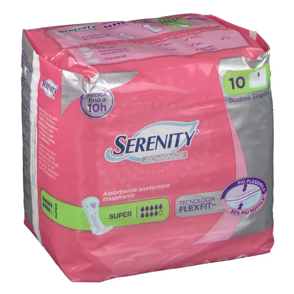 SERENITY ASSORBENTE ADVANCE SUPER 6 X 10 PEZZI