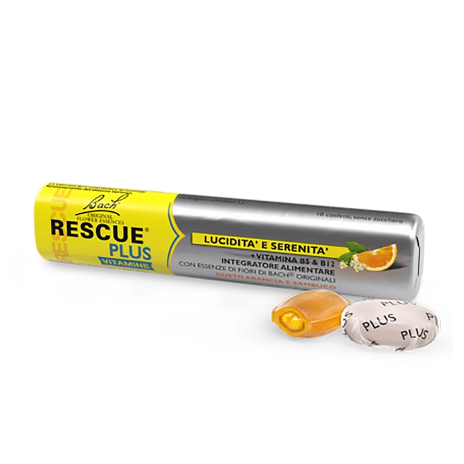 Rescue Original Plus 10 Confetti Aroma Arancia E Sambuco