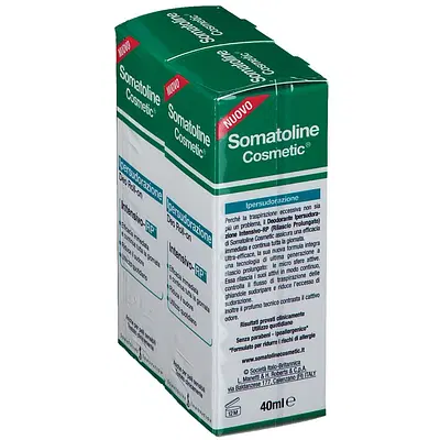 SOMATOLINE COSMETIC DEODORANTE IPERSUDORAZIONE DUETTO ROLL-ON 40 ML + 40 ML SOMATOLINE COSMETIC DEODORANTE IPERSUDORAZIONE DUETTO ROLL-ON 40 ML + 40 ML