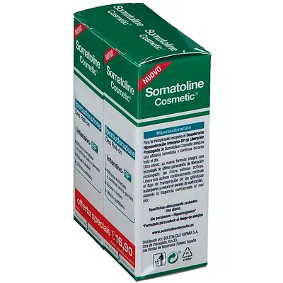 SOMATOLINE COSMETIC DEODORANTE IPERSUDORAZIONE DUETTO ROLL-ON 40 ML + 40 ML SOMATOLINE COSMETIC DEODORANTE IPERSUDORAZIONE DUETTO ROLL-ON 40 ML + 40 ML