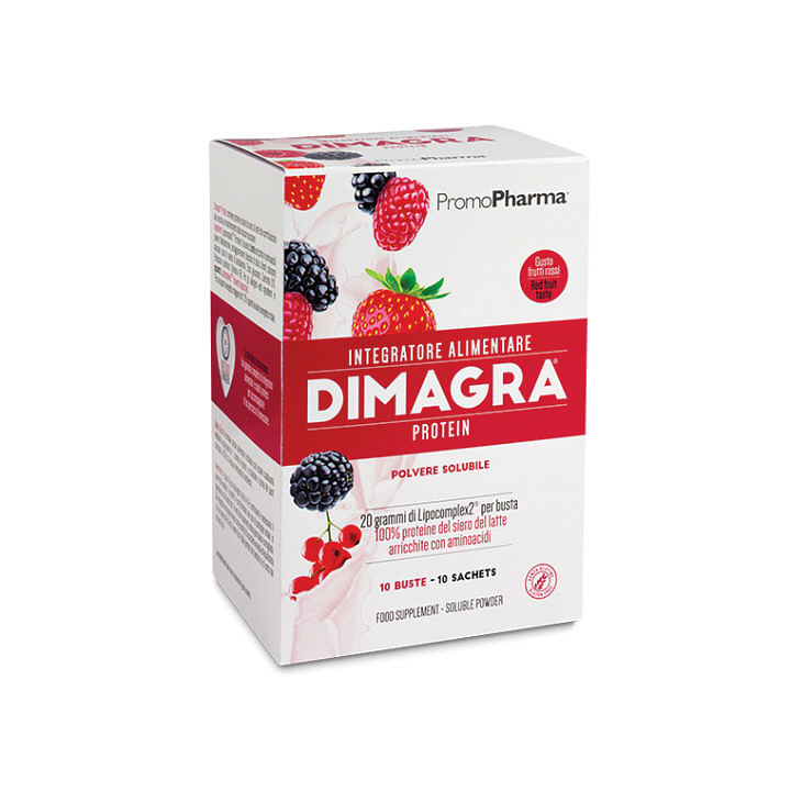 Dimagra Protein Red Fruit 10 Buste