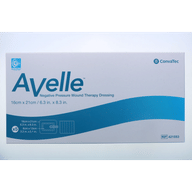 MEDICAZIONE ASSORBENTE STERILE PER SISTEMA DI TERAPIA A PRESSIONE NEGATIVA AVELLE 16X21 CM 5 PEZZI + 30 STRISCE