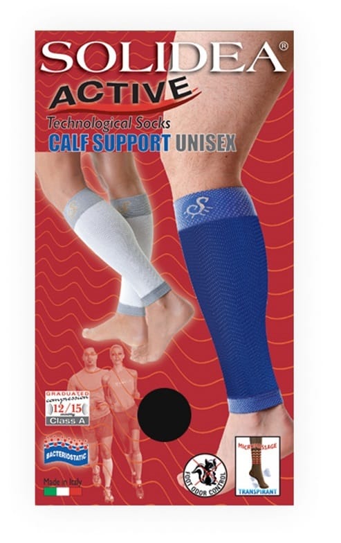 CALF SUPPORT GAMBALE NERO S